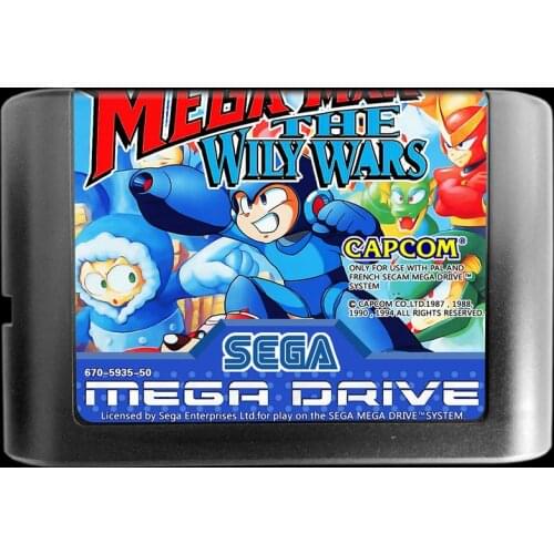 MD Game : Mega Man The Wily Wars ( Europe PAL Version!! )