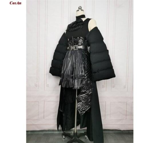 Hot Game Final Fantasy XIV FF14 Gaia Cosplay Costume Black Battle Uniform Activity Party Role Play Clothing High-End Custom-Make