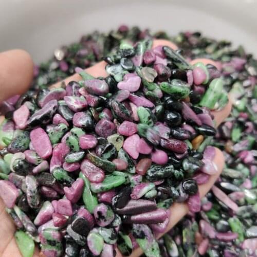 Red and Green Treasure of Natural Sand Gravel Degaussing Ore Crystal Natural Stones And Minerals