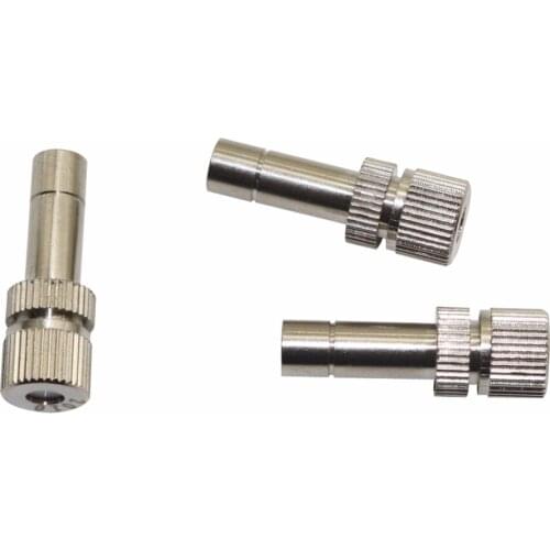 Brass Low Pressure Atomization Nozzles Disinfection Landscaping Humidification Fine Misting Sprayer 0.1mm 0.15mm Nozzles Orifice