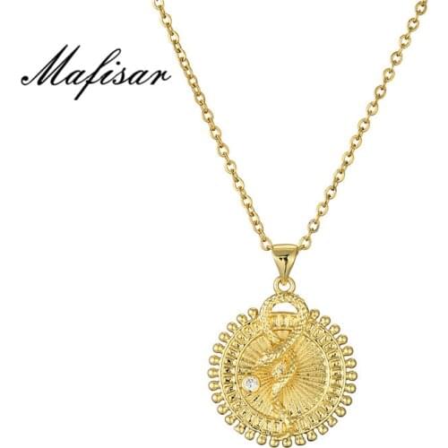 Mafisar 2021 Women Delicate Chain Crocodile Snake Animal Pendant Necklace For Women Clavicle Choker Collar Cute Fashion Jewelry