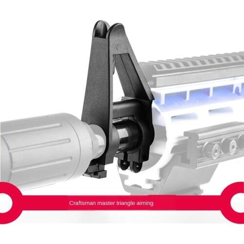 Tactical Nylon Handle Grip For Gel Ball JinMing Gen8 M4A1 8th 9th M4A1 M16 A2 Triangle Front Rear Sight