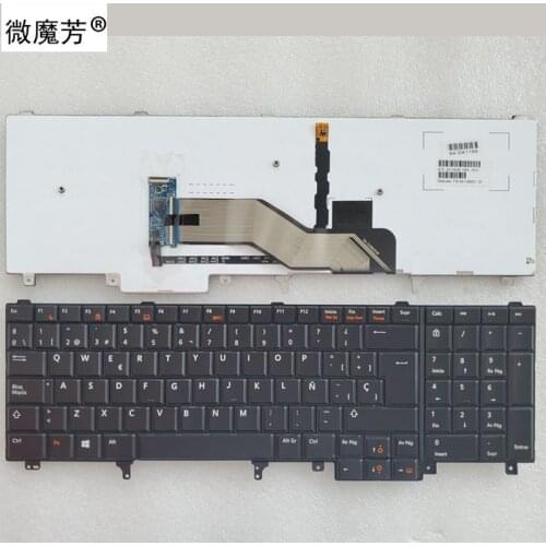 New keyboard For Dell Latitude E6520 E6530 E6540 E5520 E5530 Backlit SP Spanish Teclado Keyboard