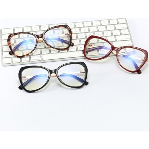 Retro Anti Blue Light Lens Eyeglasses Frames 2020 Computer Eyewear Clear Glasses Myopia Nerd Fashion Glasses Frame