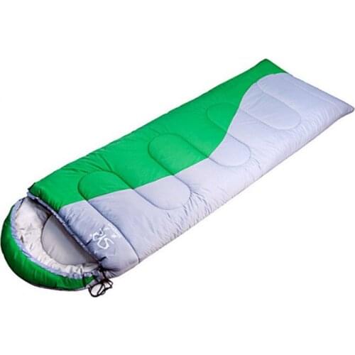 Autumn and winter can be stitched couple sleeping bag outdoor thick hollow cotton envelope sleeping bag adult sleeping bag