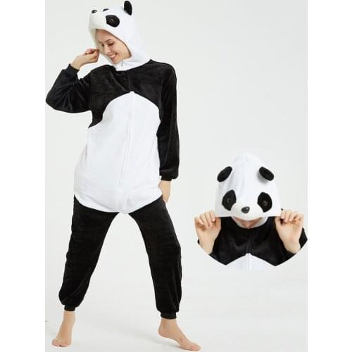 Kigurumis 3D Panda Printing Onesie women Pajama Adult Homewear Funny Festival Sleepwear Cosplay Party Jumpsuit Unisex Costume