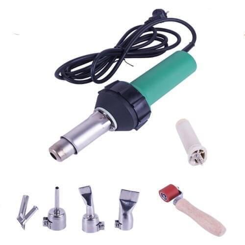 Hot Air Plastic Welding torch with PVC Vinyl Rod for repairing plastic truck curtains,tarpaulins,swimming pool linings,membranes