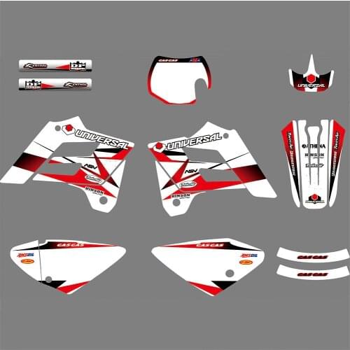 Full set of Motorcycle Backgrounds Graphics 3M Decals Stickers Kits For Gasgas EC 125 200 250 300 450 2002 2003 2004 2005 2006