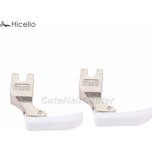 2pcs T363 Sewing Machine Presser Feet for Flat Wagon Zipper Metal and Plastic 37*33*7mm Foot High Quality Hicello