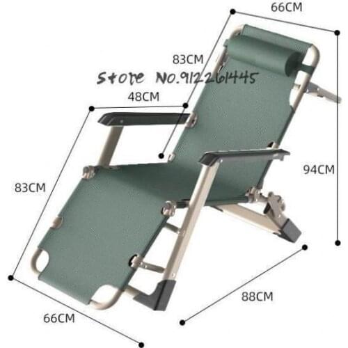 Recliner Folding Lunch Break Chair Balcony Leisure Home Back Chair Office Siesta Lazy Chair Beach Chair