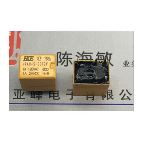 IN STOCK relay HRAH-S-DC12V HRAH-S-12VDC HRAHSdc12v DC12V 12VDC 12V 1A DIP6 20pcs/lot