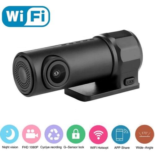 Driving Recorder 1080P HD Support WiFi Connect Auto DVR Dash Camera Car Surveillance Camera Dash Cammera G-sensor Night Vision