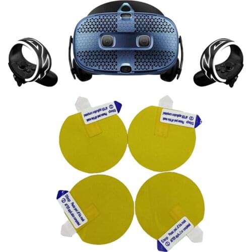 4pcs/set HD Screen Protective Film for HTC Vive Cosmos/ Vive Pro VR Headset Protector Anti-scratch Clear Lens Screen Films