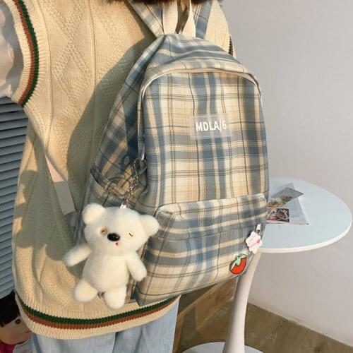 Women Waterproof Backpack Teenage Girl Cute Backpack Fashion Oxford Cloth Fabric Backpack Student Female Cotton Backpack