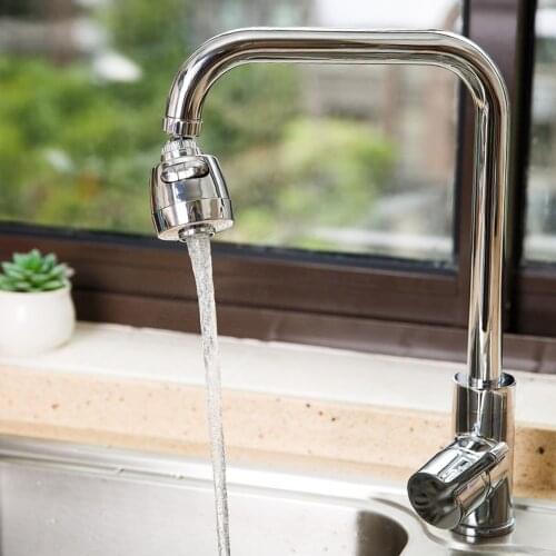 1PCS Portable Faucet Filter Stainless Steel Rotatable Kitchen Splash Attachment Water Saving Bathroom Filter Bathrooms