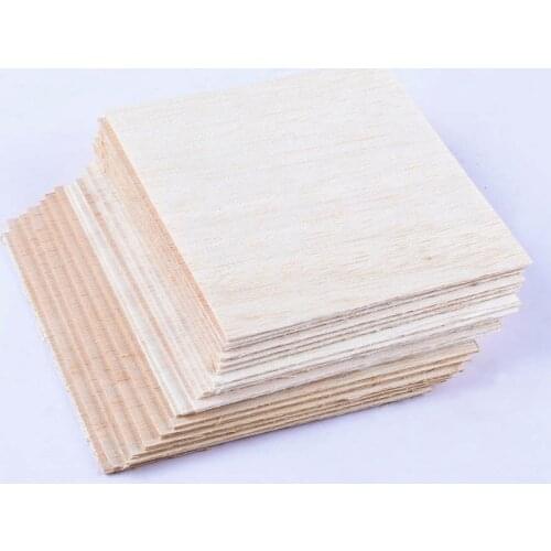 10pcs 200*100*1.5mm Model Wooden Plate Balsa Wood Sheets for DIY House Ship Aircraft Boat Model Toys Craft material