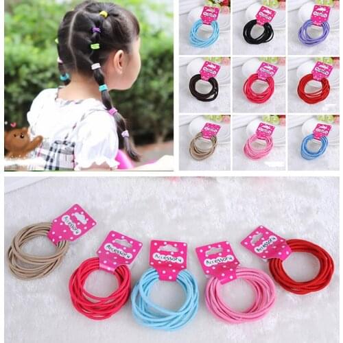 10PCS New 2016 Fashion Kids Baby Girl Colorful Flower Supreme Head band Accessories Gift Elastic Hair Bands Headwear Photo Props