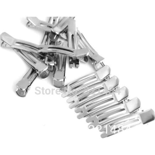 Free ship! 500piece 35mm w/ Teeth Alligator Hair Pins Clips Jewelry Findings Accessories & Components