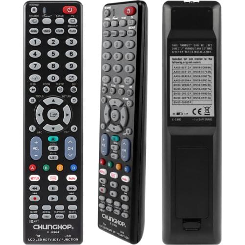 Chunghop New For Samsung LCD LED HDTV Remote Control On E-S903 Controller