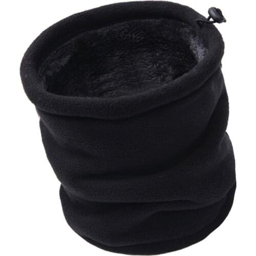 Breathable Dual-layer Fleece Warm Scarf,Women Outdoor Winter Thick Neck Warmer,Men Motorcycle Skiing Cycling Face Thermal Mask