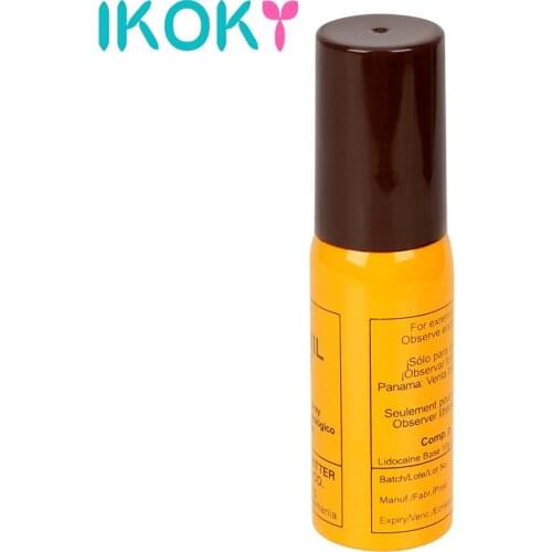 IKOKY Sex Toys For Men Delay Ejaculation Sex Products Penile Erection Spray 15mL Lasting Spray Male External Use