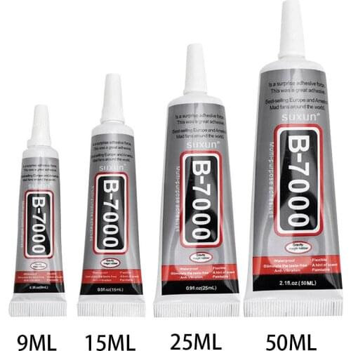 9ml 15ml 25ml B7000 Glue For Rhinestones Needles Epoxy Crystal Adhesive Mobile Phone Glass Beads DIY Resin Jewelry Repair Glue