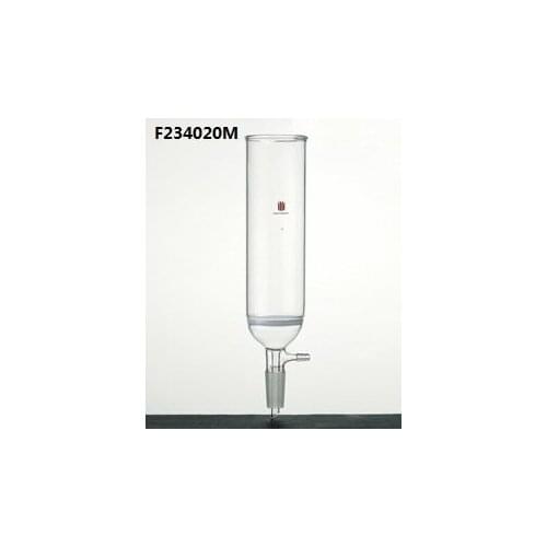 F234020M Chromatography column, Modified, Column O.D.:40mm, Length:200mm, Porosity:G3