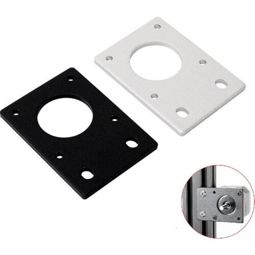 MEGA 2PCS NEMA 17 42-Series Stepper Motor Mounting Plate Support Fixed Sheet Bracket 3D Printer Parts 42mm CNC Fit 2020 Profiles