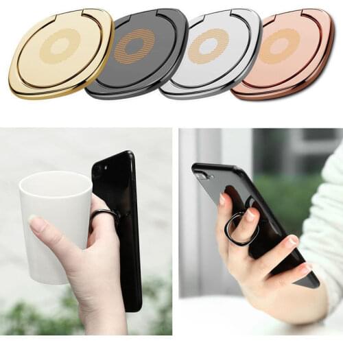 Finger Ring Holder Metal Magnet Mobile Phone Car Holder 360 Rotation Ring Tablet Stand for iPhone XR Xiaomi mi 9 Samsung S10