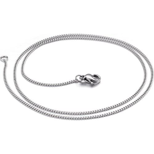 Fashion Chain Necklace Stainless Steel Link Chain Necklace Jewelry