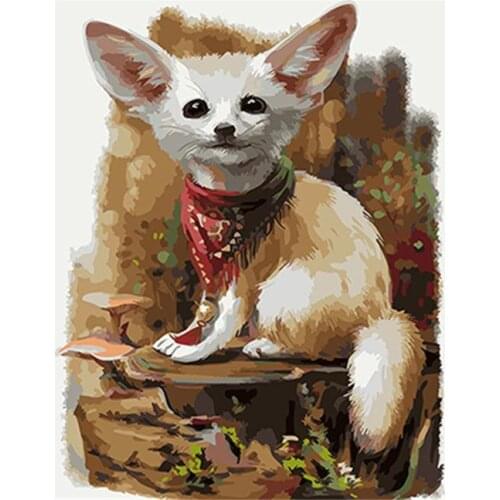 PAINTBOY Dog Framed DIY Painting By Numbers Painting&Calligraphy Acrylic Painting Wall Art Home Decor For Living Room