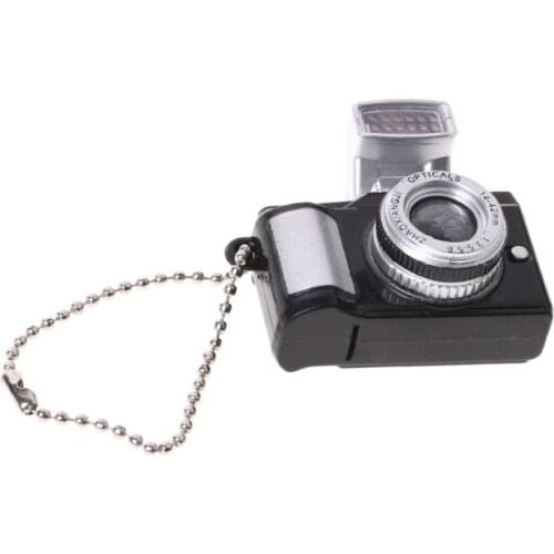 2021 New Creative Camera Led Keychains With Sound LED Flashlight Key Chain Funny Toy