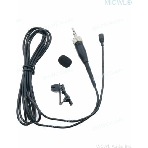 Tie Clip Lavalier Microphone For Sennheiser Mic G2 G3 G4 Wireless BeltPack Transmitter 1.2m Strong Cable MiCWL BL320