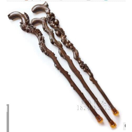 Hand carving Gift Birthday Peach A cane Birthday Gift Shoutao Faucet Crutch Redwood Old Man Carving sticks manufacturer direct s