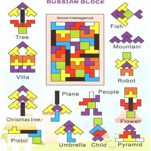 Tetris RB 76 childrens educational wooden toys baby early childhood wooden jigsaw puzzle plot