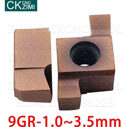 9GR Inside Shallow Groove Carbide Turning Insert 9GR 100 110 120 125 150 180 200 250 300 350 Suit for SNGR Grooving Turning Tool