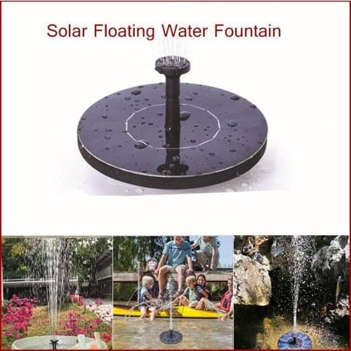 Solar Fountain Pump Water Pumps 180L/H Solar Panel Fountains Waterfalls Floating Water Pump for Birdbath Pool Pond Garden