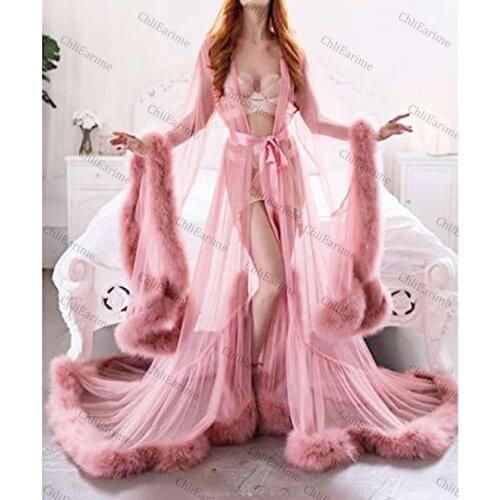 Womens Feather Edge Tulle Illusion Long Bridal Robe Wedding Scarf New Custom Made