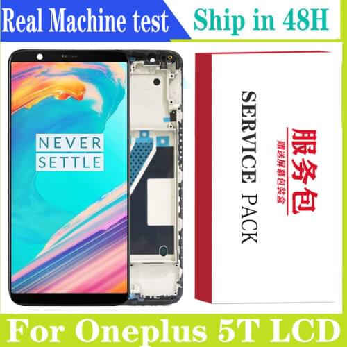 Original For OnePlus 5T display lcd touch Screen Assembly replacement for OnePlus 5T A5010 lcd display screen module