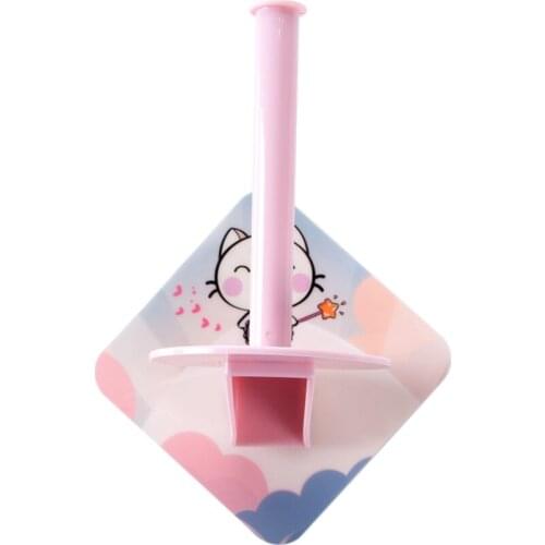 1pc Toilet Paper Holder Bathroom Self-Adhesive Tissue Rack Toilet plastic Paper Roll Holder Roll Paper Holdern Tissue Boxes