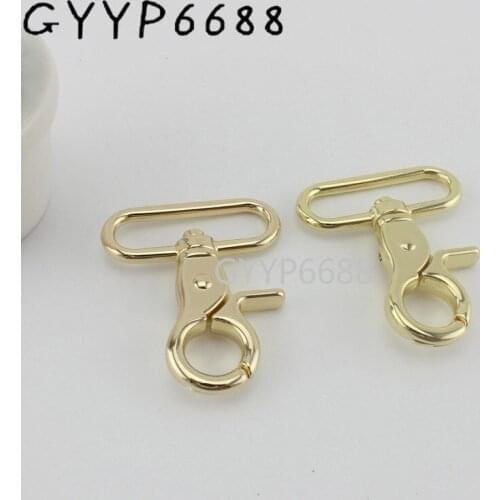10pcs 39mm 5colors Gold Stronger Swivel Clasps Clips Dog Leash Swivel Hook Snaphook Cord Hook Buckle Trigger Clips Snap