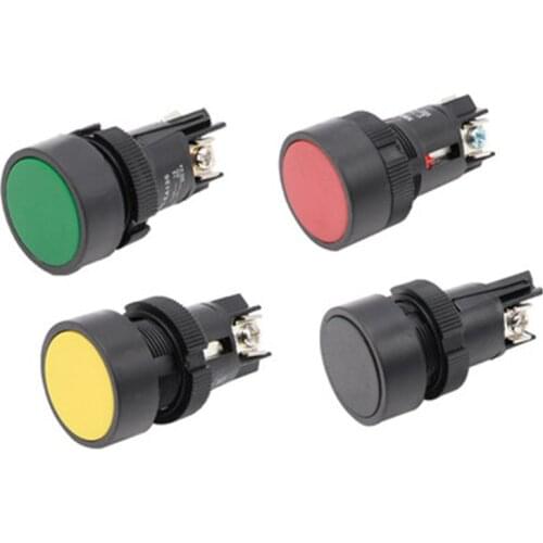 22mm self-reset button switch XB2-EA131 EA142 EA135 EA145 EA155 EA121 plastic button switch power supply button switch