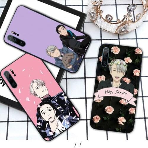 Japan anime yuri on ice Phone Case Funda For Huawei P9 P10 P20 P30 Lite 2016 2017 2019 plus pro P smart