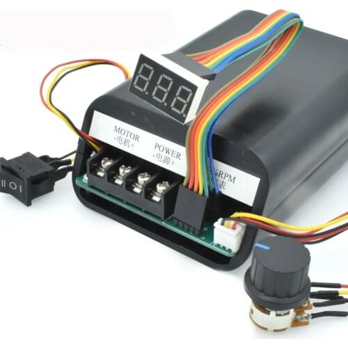 Pwm dc motor speed controller max 60a cw ccw digital display 0 module 100% adjustable drive module input 10 v 55 55 v