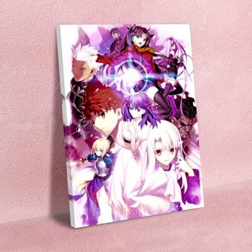 Home Decoration Fate Stay Night Canvas Anime Japan Paintings Wall Art Poster Modular Pictures No Frame For Bedside Background