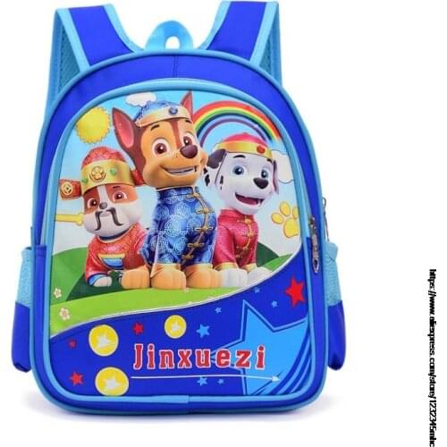 New Children PAW PATROL Backpack Kindergarten Rucksack App Primary Schoolbag Video Bookbag Child Start School Gift