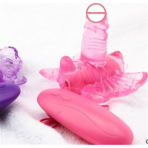 Portable Wearable Female Masturbation Butterfly Dildo Vibrators For Women Vaginal Massage G Spot Stimulation Sex Toys Vibrator