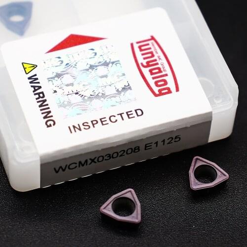 WCMX030208 E1125 Indexable U Drill Carbide WCMX 040208 Turning Insert CNC Cutting Tool