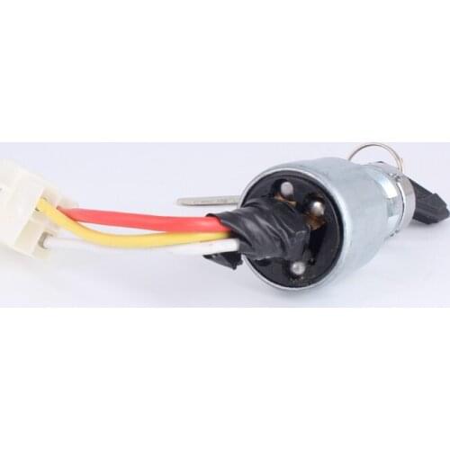 JK411 Forklift start switch Ignition switch Electric door lock JK411 3 wire 4 wire With two keys