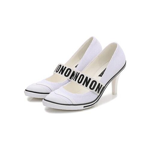 Hot! Denim Pumps Casual Shoes Woman Autumn New Korean Version Spring Autumn Fashion Female Single Shoes Pointed High 8cm